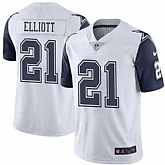 Nike Men & Women & Youth Cowboys 21 Ezekiel Elliott White Color Rush Limited Jersey,baseball caps,new era cap wholesale,wholesale hats